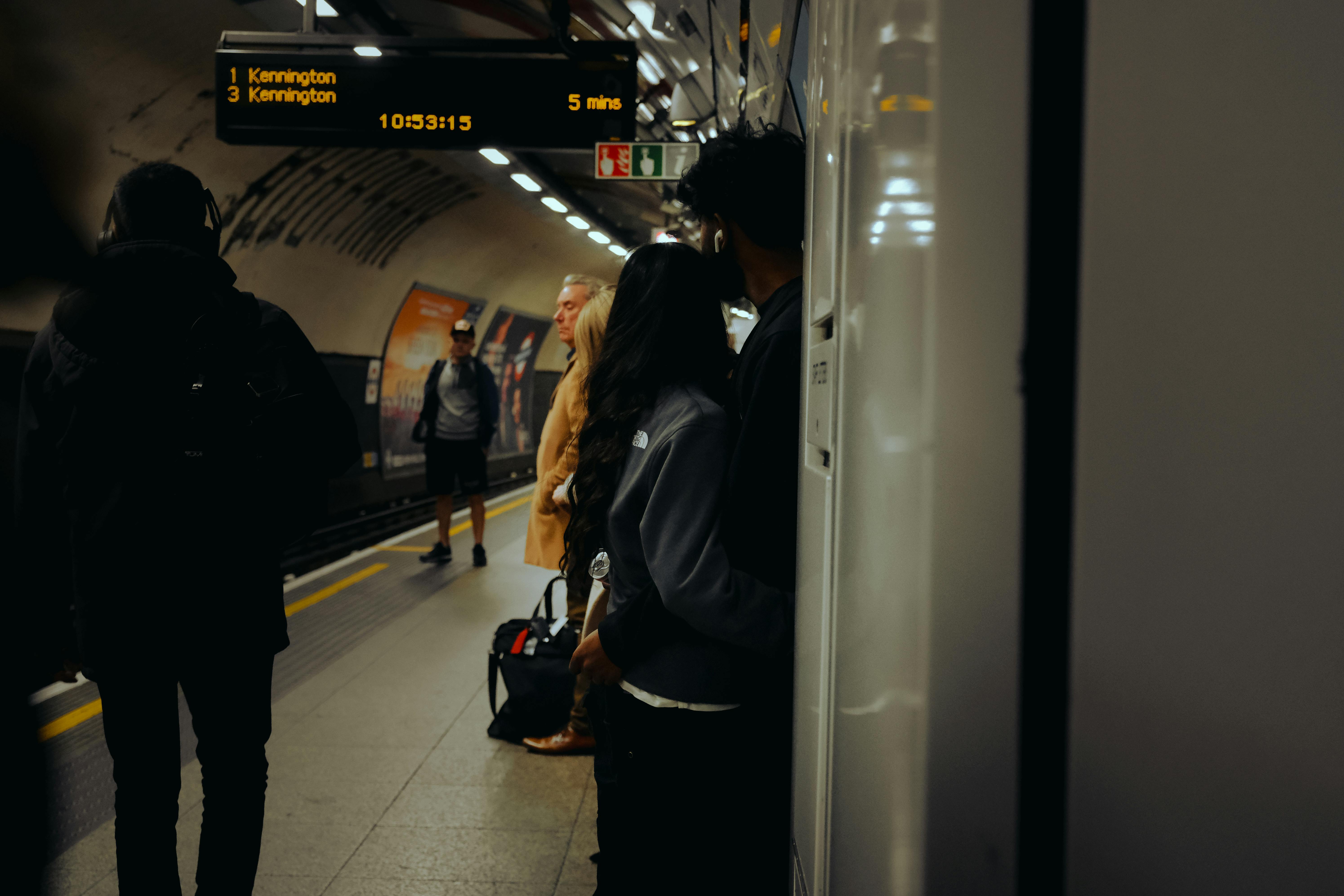 Busy London station